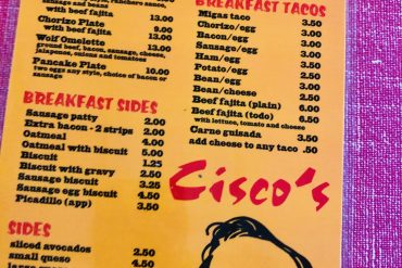 Ciscos mexican restaurant austin